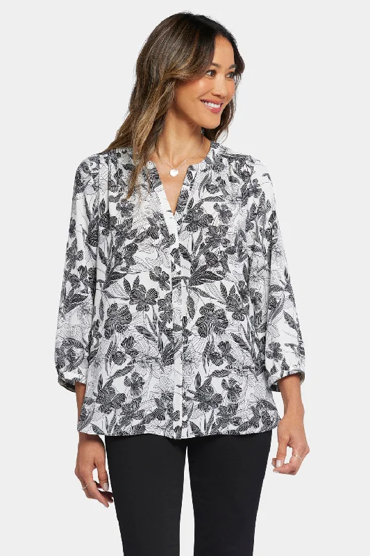 Pintuck Blouse - Acantha