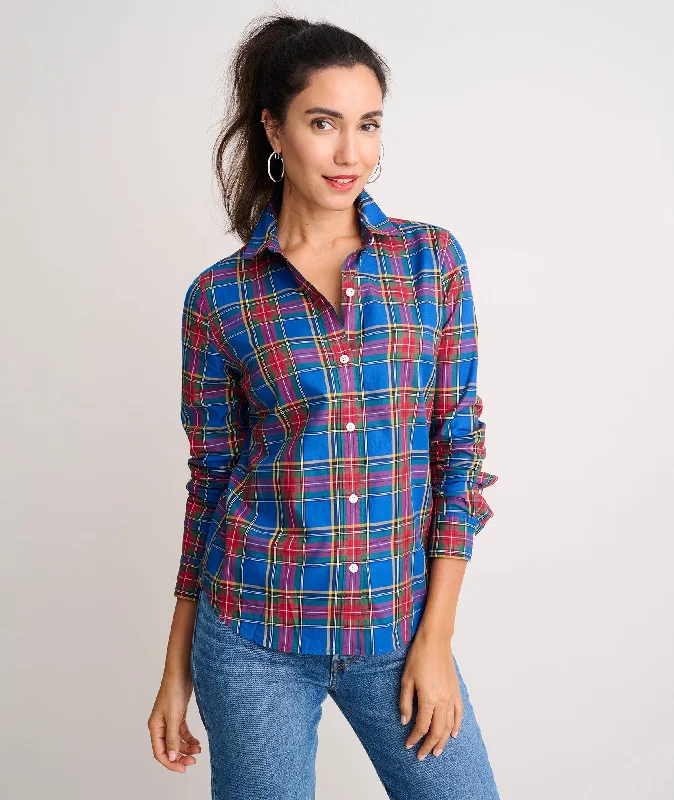 Cotton Plaid Sadie Shirt