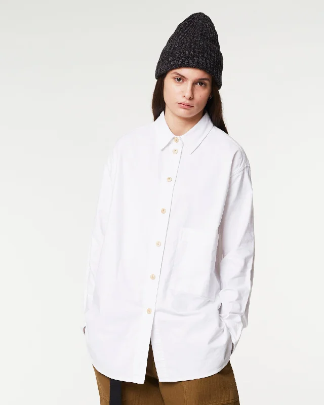 G.o.D Maxi Shirt Oxford White