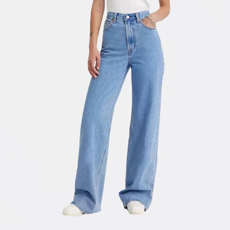 Ribcage Wide Leg Jeans (Splash Zone)